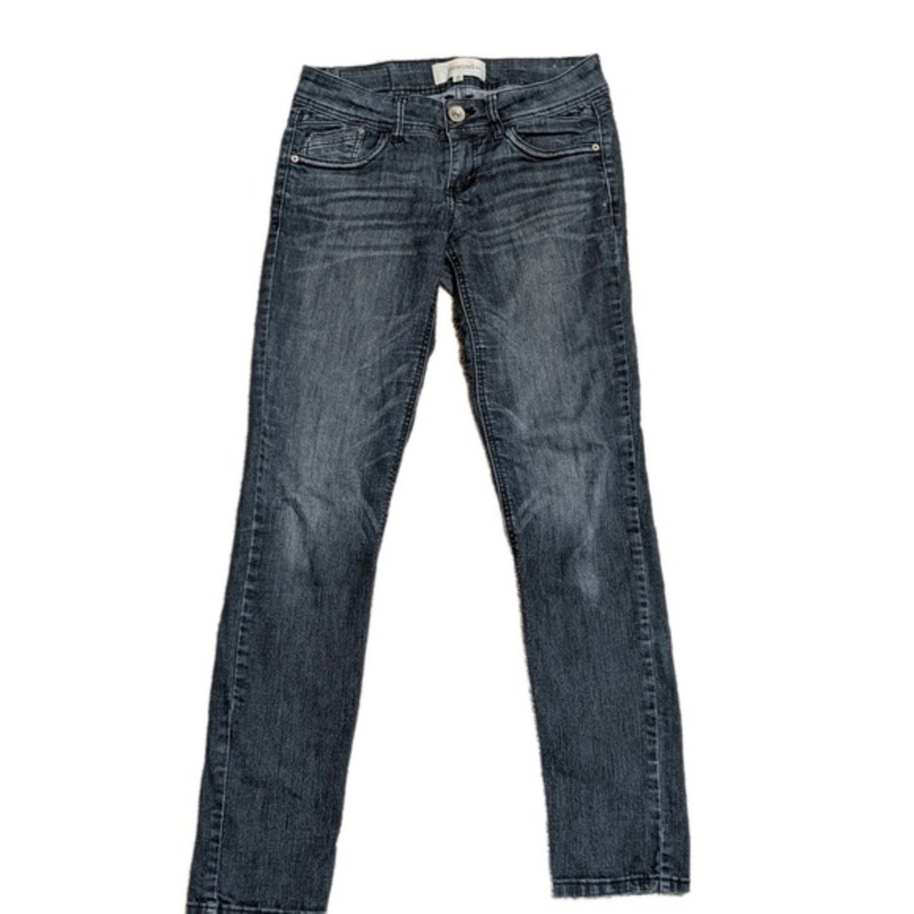 Rewind Women's Dark Wash Skinny Jeans, Size 3 Straight Leg‎